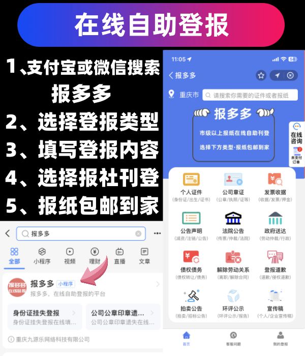 上饶合同遗失声明登报(图2)