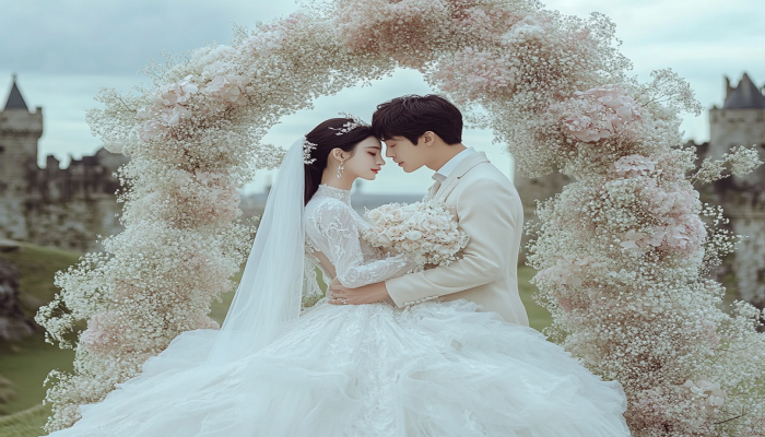 新婚夫妻在蔬菜大棚里办婚礼网友：这种婚礼形式很有创意(图2)