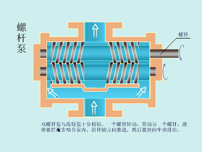 一目了然螺杆真空泵工作原理动态图讲解【非耀】(图1)